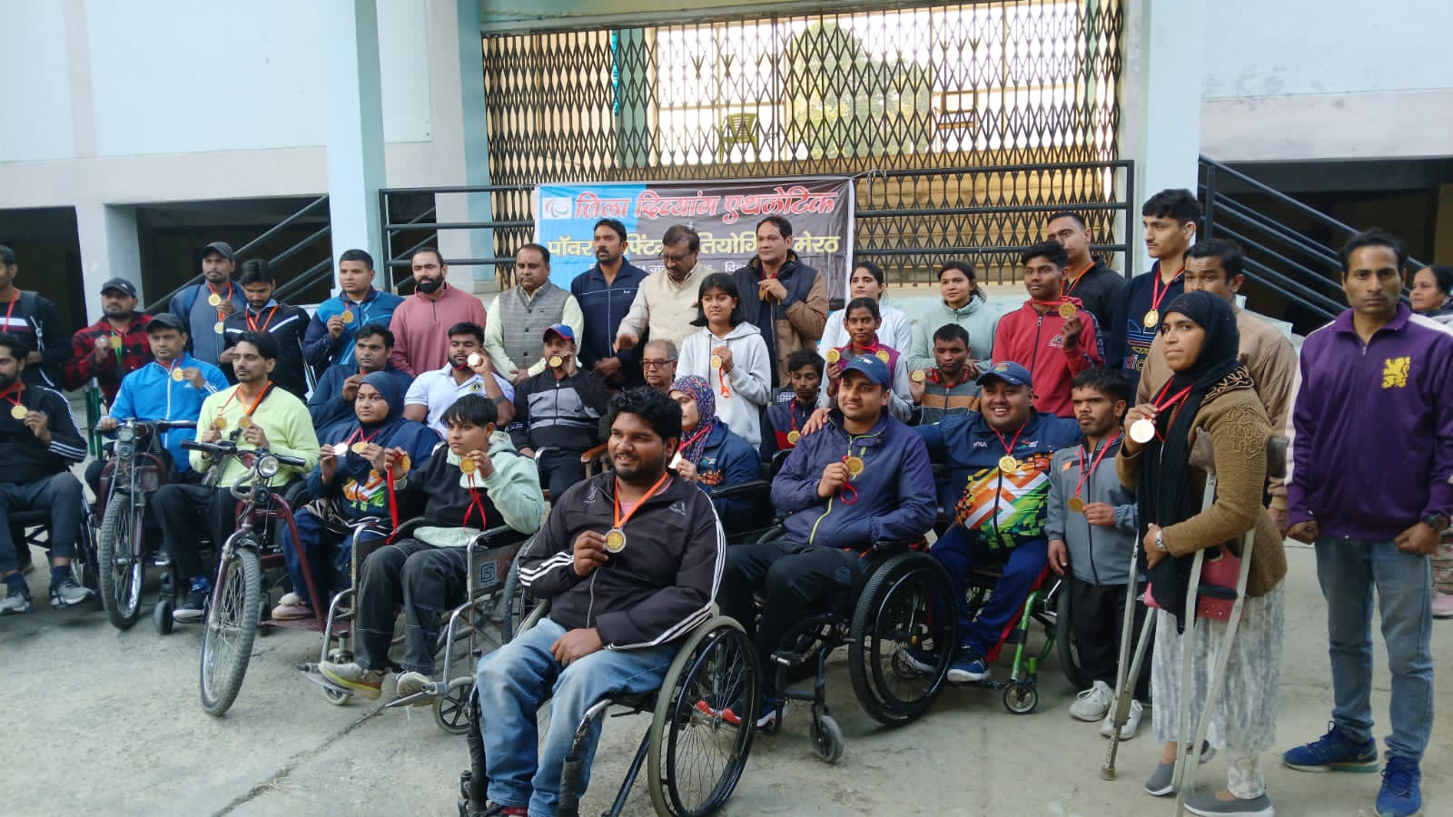 मेडल पाने वाले पैरा एथलीट