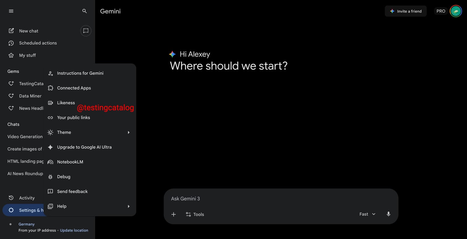 In this screenshot, you can see a new feature called Likeness.