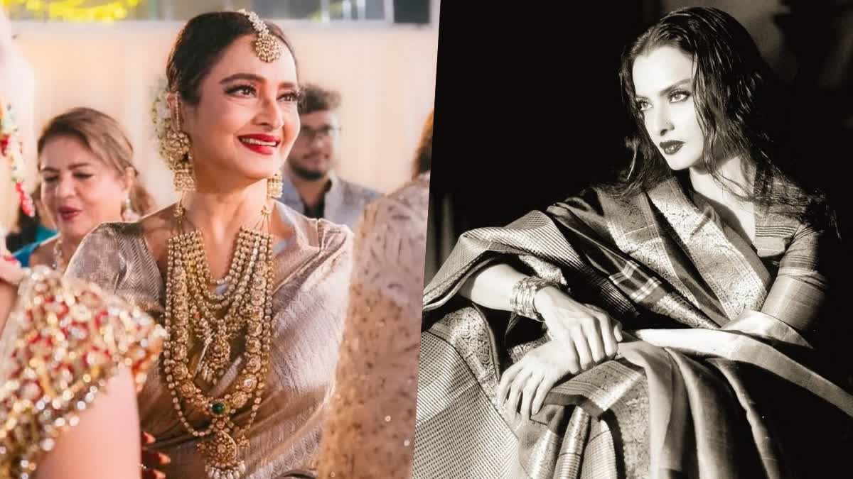 What is the beauty secret of actress Rekha for glowing skin at 70