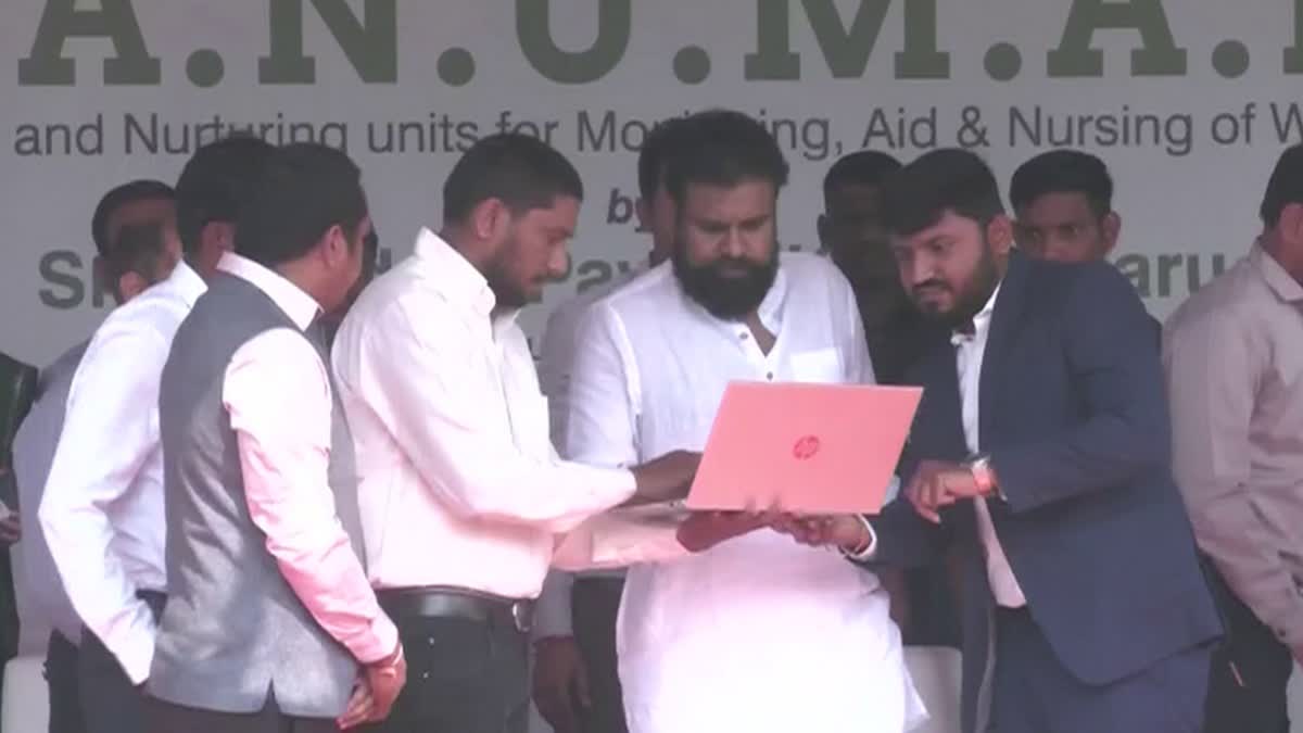 Deputy CM Pawan Kalyan Launched Wildlife Conflict Prevention Project HANUMAN