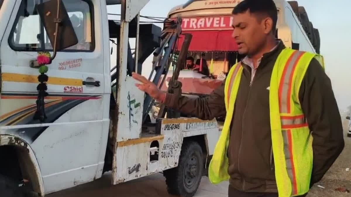 Senior police officers at the crash site.