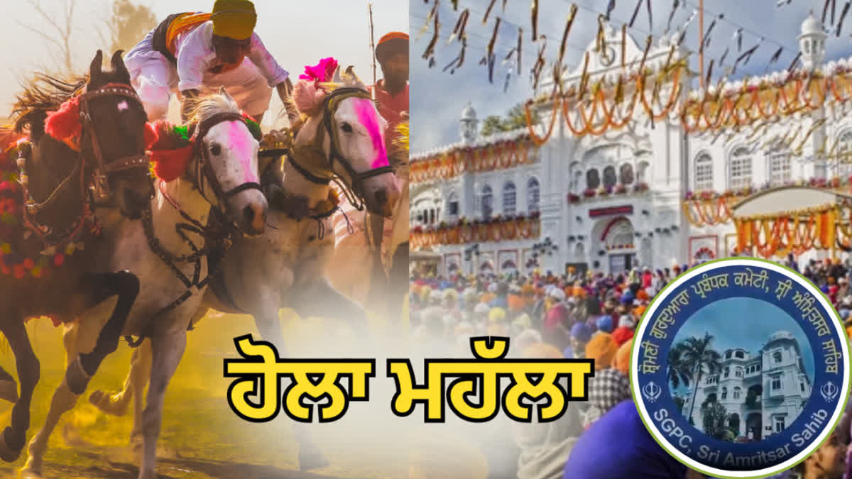 Hola Mohalla celebrated at golden temple