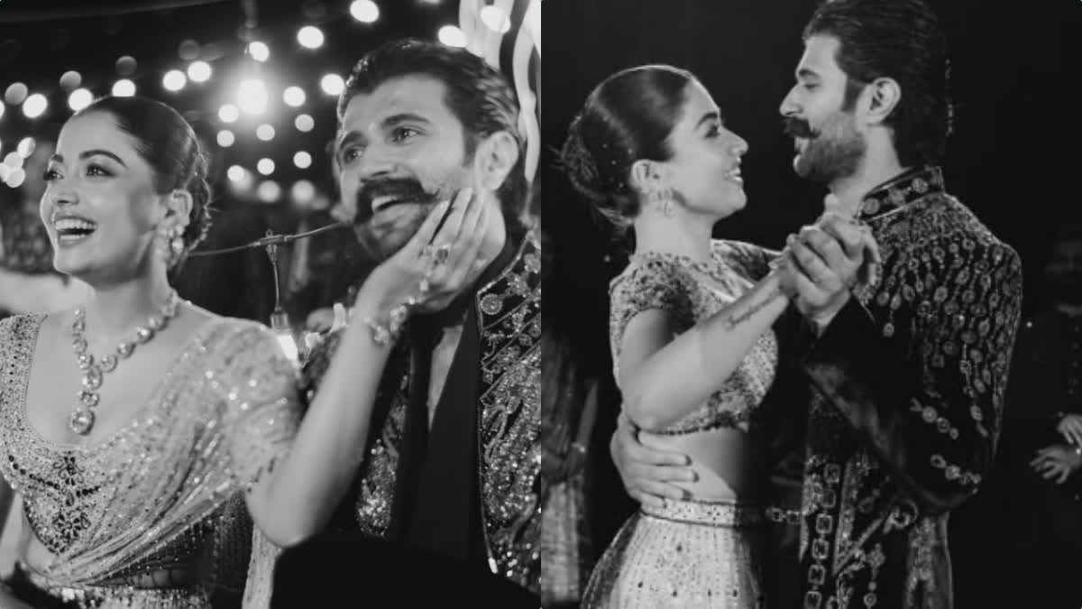 രശ്മിക മന്ദാന  വിജയ് ദേവരകൊണ്ട  രശ്മിക മന്ദാന വിജയ് ദേവരകൊണ്ട  രശ്മിക വിവാഹാഘോഷം