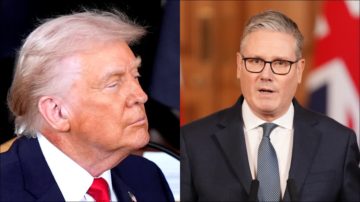 US President Trump and UK PM Starmer