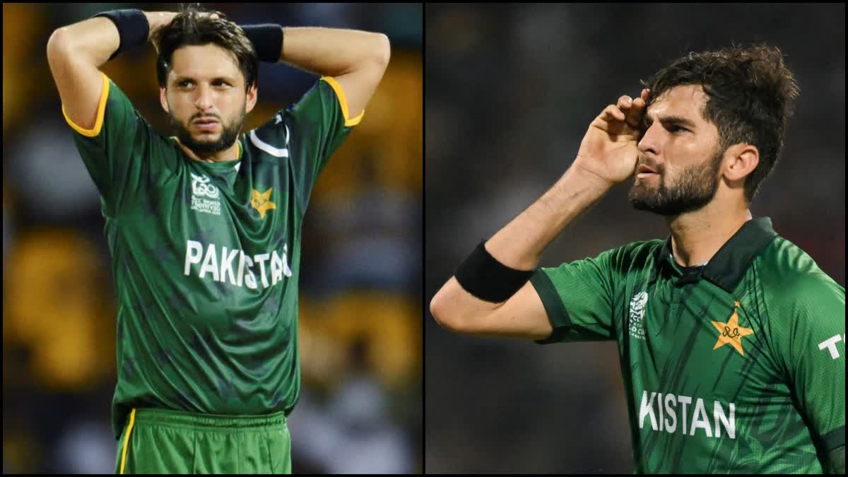 શાહિદ આફ્રિદી અને શાહિન આફ્રિદી