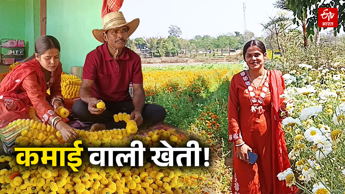 Flower Cultivation In Surguja