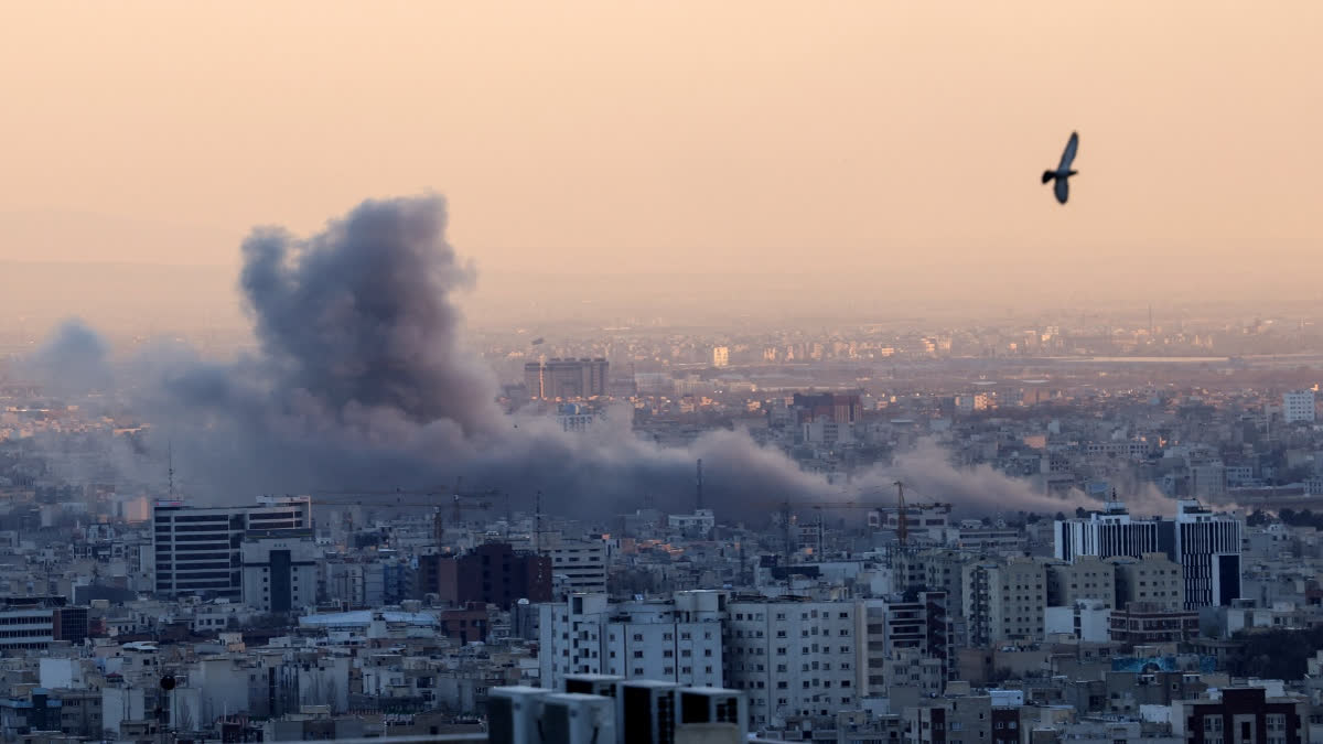 US ISRAEL STRIKE TEHRAN BUILDING