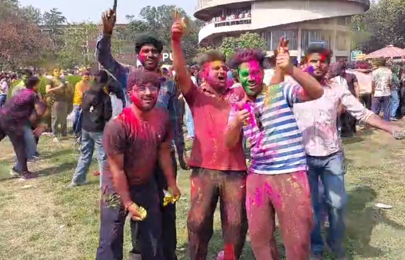 PU CHANDIGARH HOLI CELEBRATION