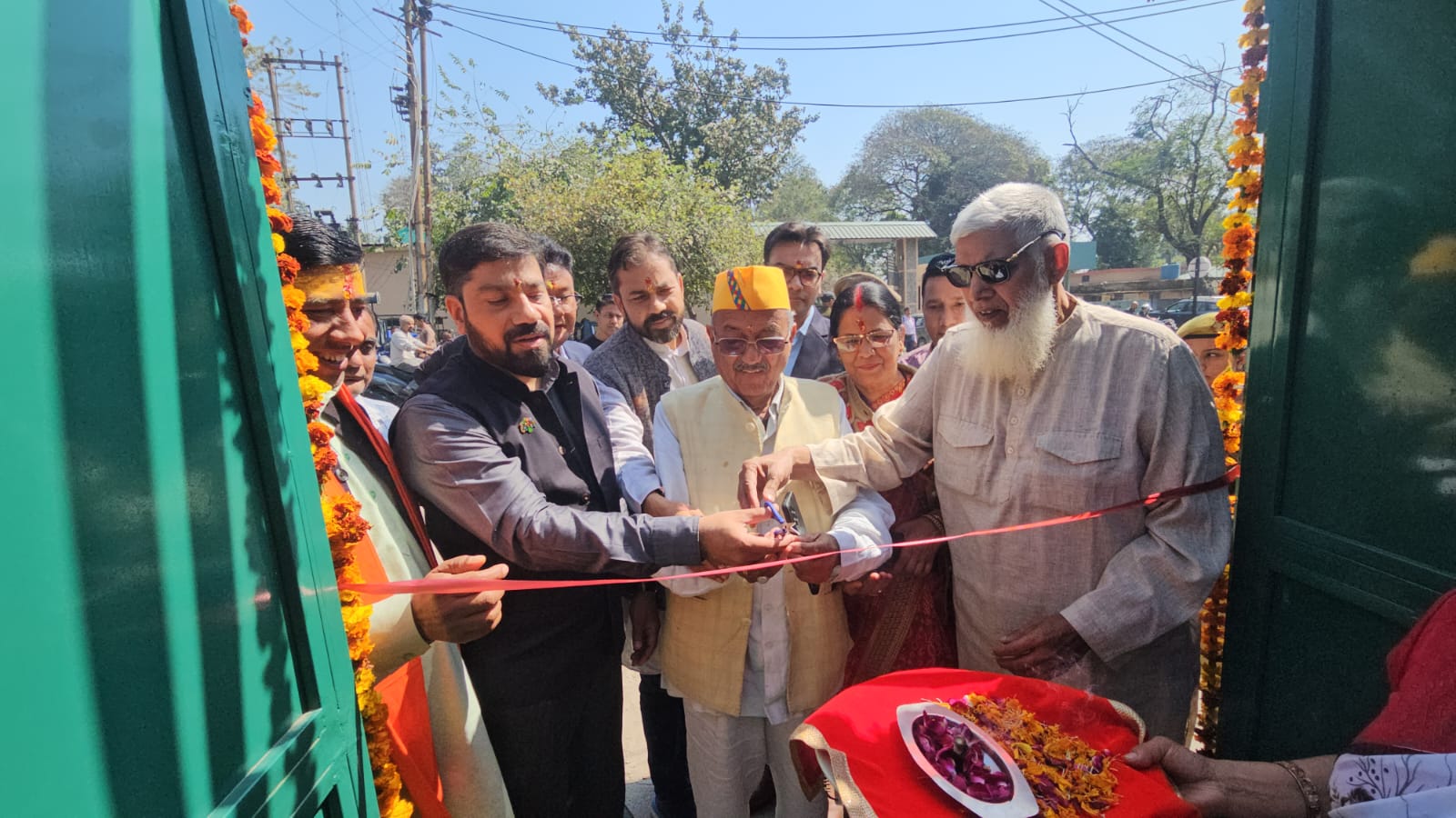 MLA Diwan Singh Bisht Inaugurated New Parking