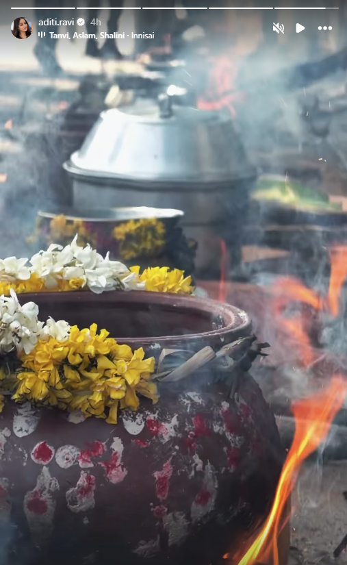 പൊങ്കാല സമര്‍പ്പിച്ച് താരങ്ങള്‍  പൊങ്കാല സമര്‍പ്പിച്ച് ആനി  ആറ്റുകാല്‍ പൊങ്കാല അതിദി രവി  ആറ്റുകാല്‍ പൊങ്കാല അന്ന രേഷ്മ