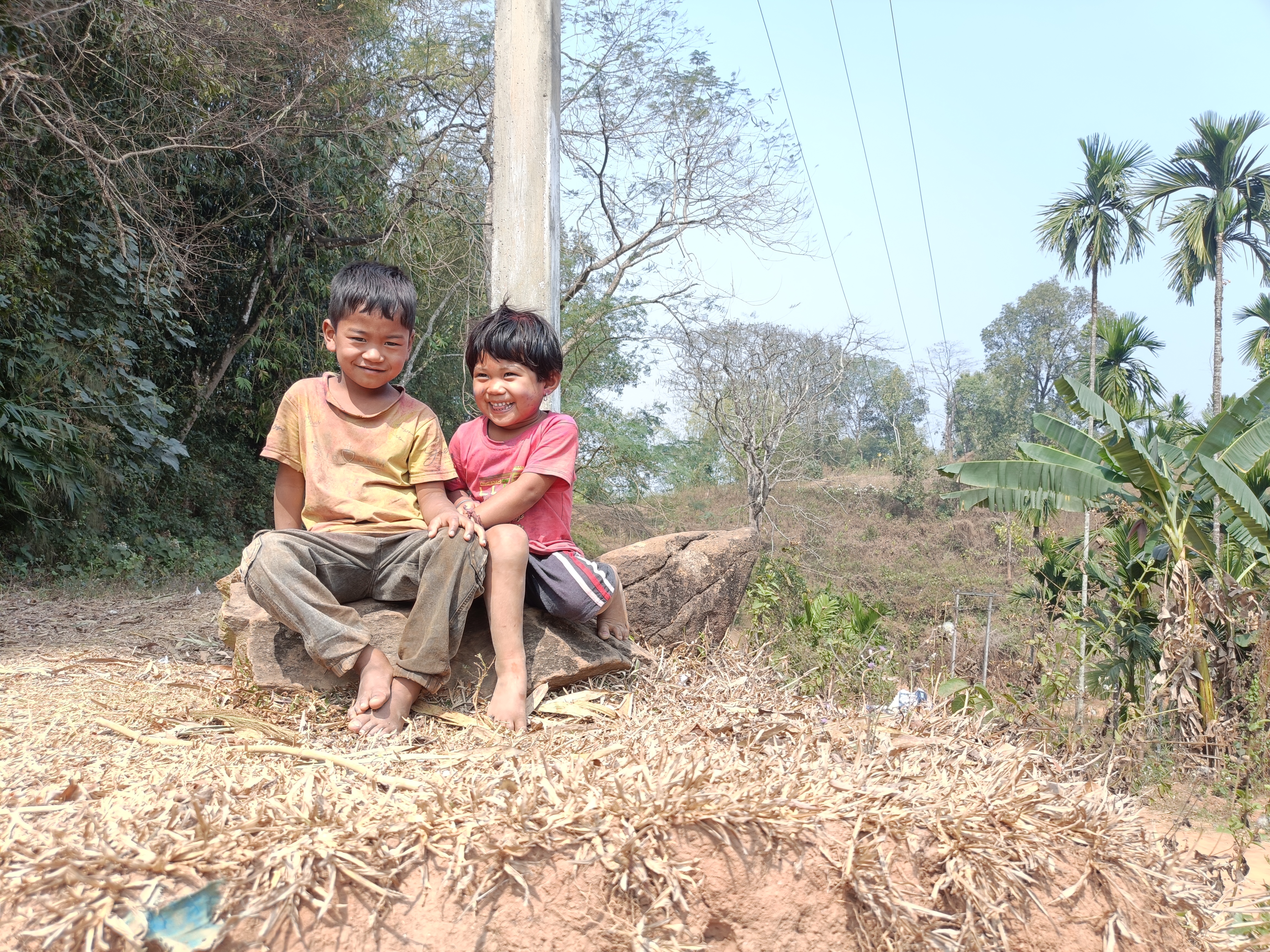 Public repaired damaged road at Khetri