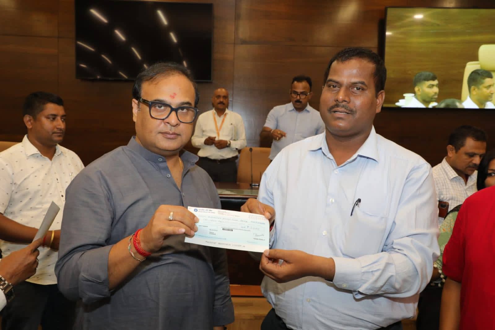 CM Himanta Biswa Sarma and Terash Gowalla