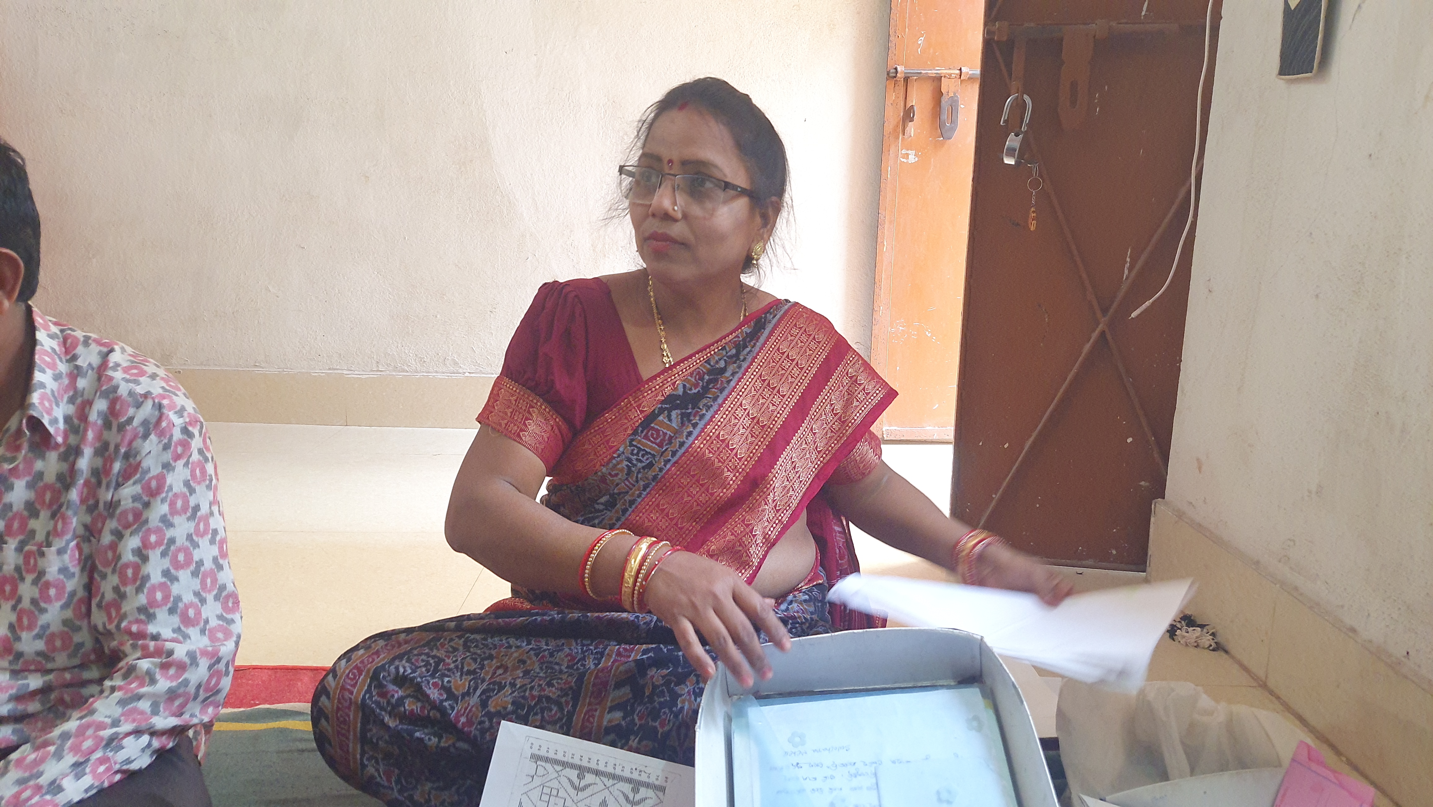 Sambalpur Woman weaver