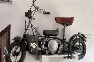 Folding British Bike From World War II Stored By Family In UP In Working Condition