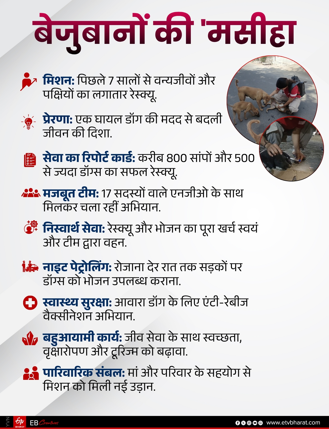 ज्योति सैनी ने 400 से ज्यादा डॉग्स की जान बचाई