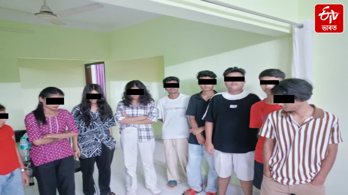 Youth rescued in unappropriate condition from the home stay of Game Village in Guwahati