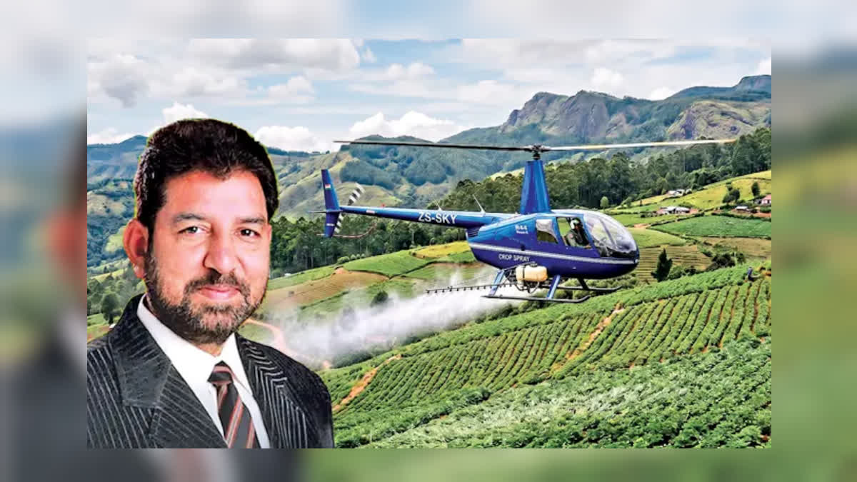 Helicopter farmer