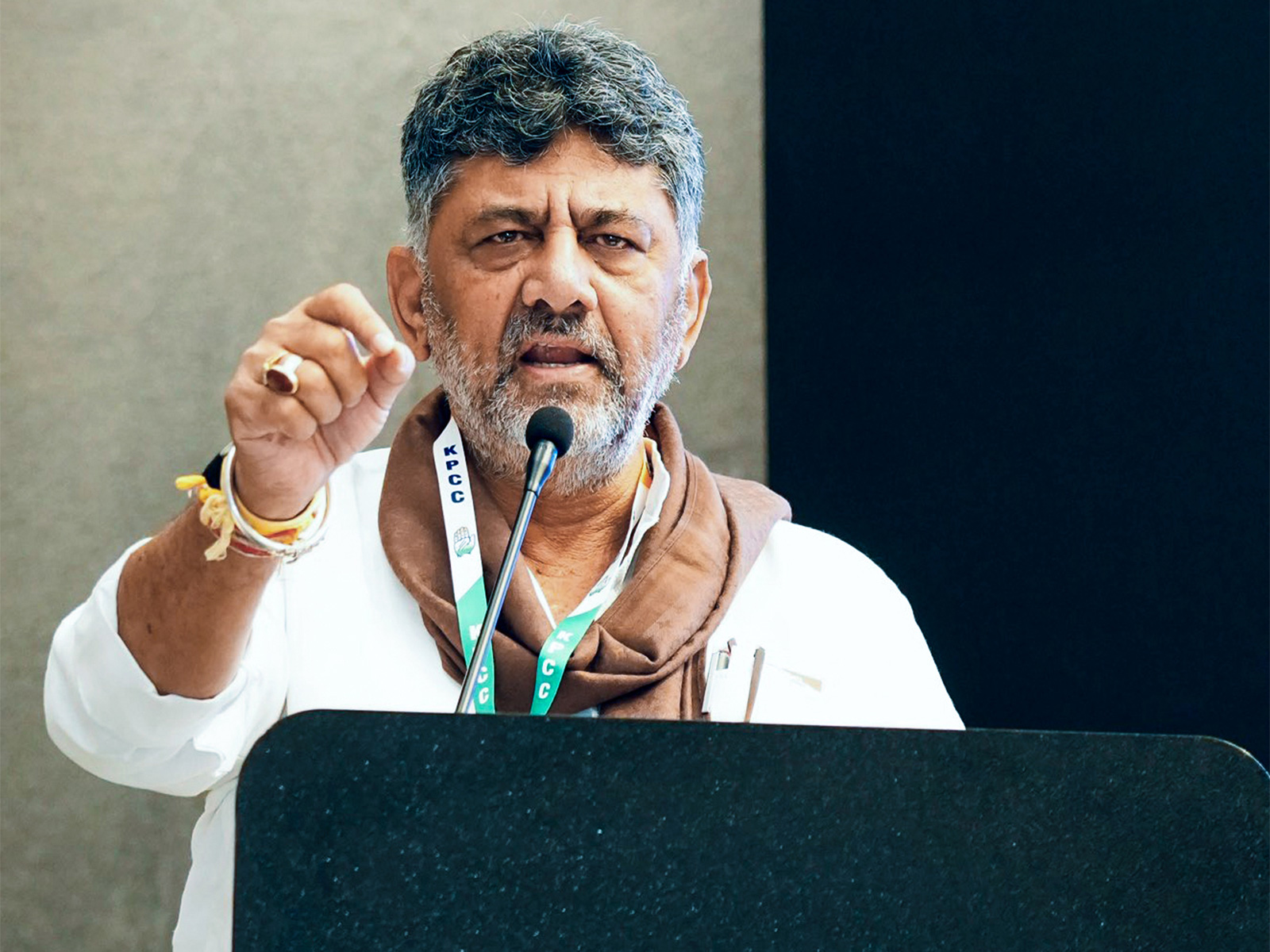 Congress leader and Chief Minister-designate DK Shivakumar.