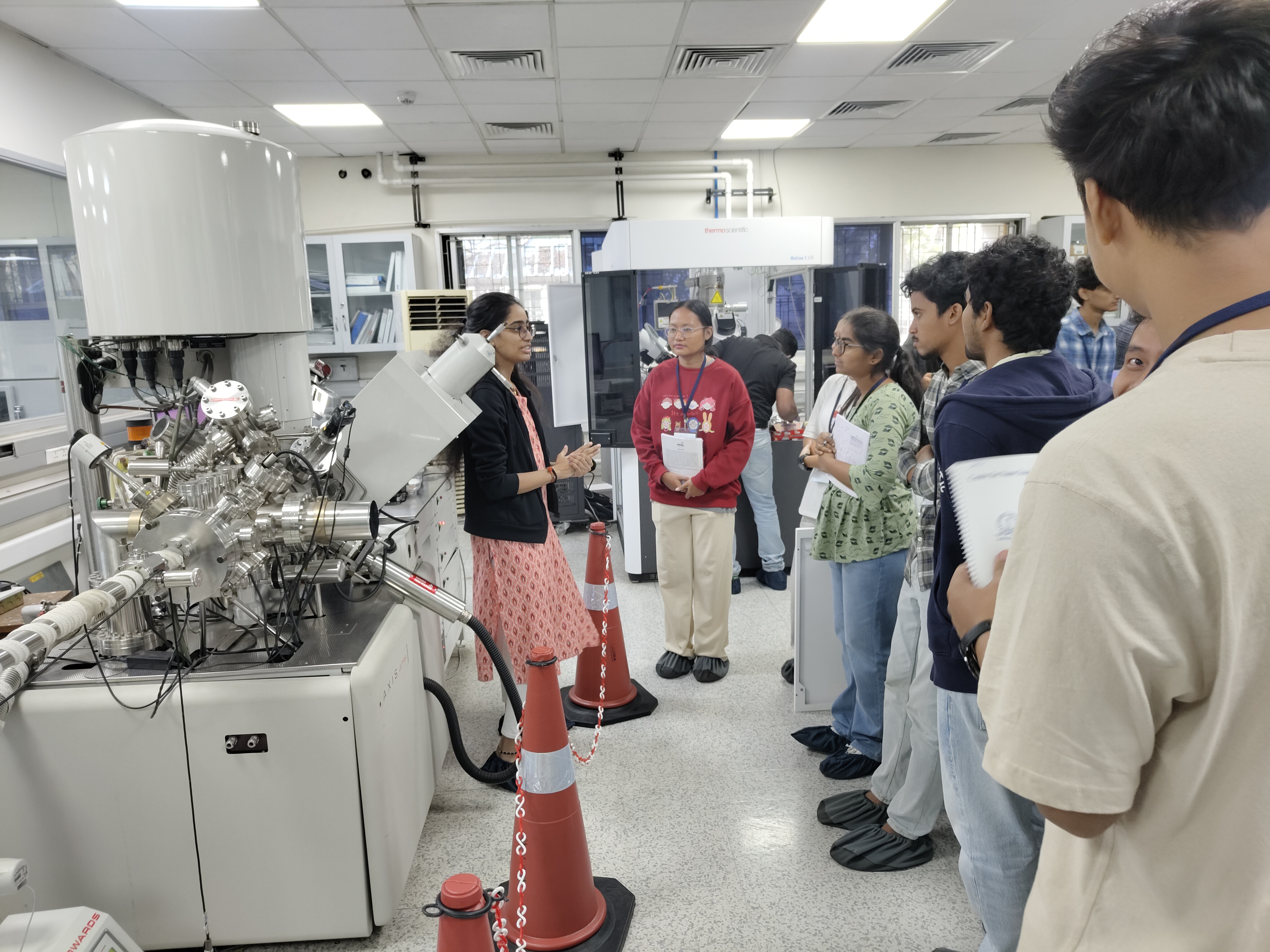 Students participate in a one-week on-campus training program under the Advanced Training Program supported by the Ministry of Tribal Affairs, gaining hands-on experience in operating a range of semiconductor fabrication and testing equipment.