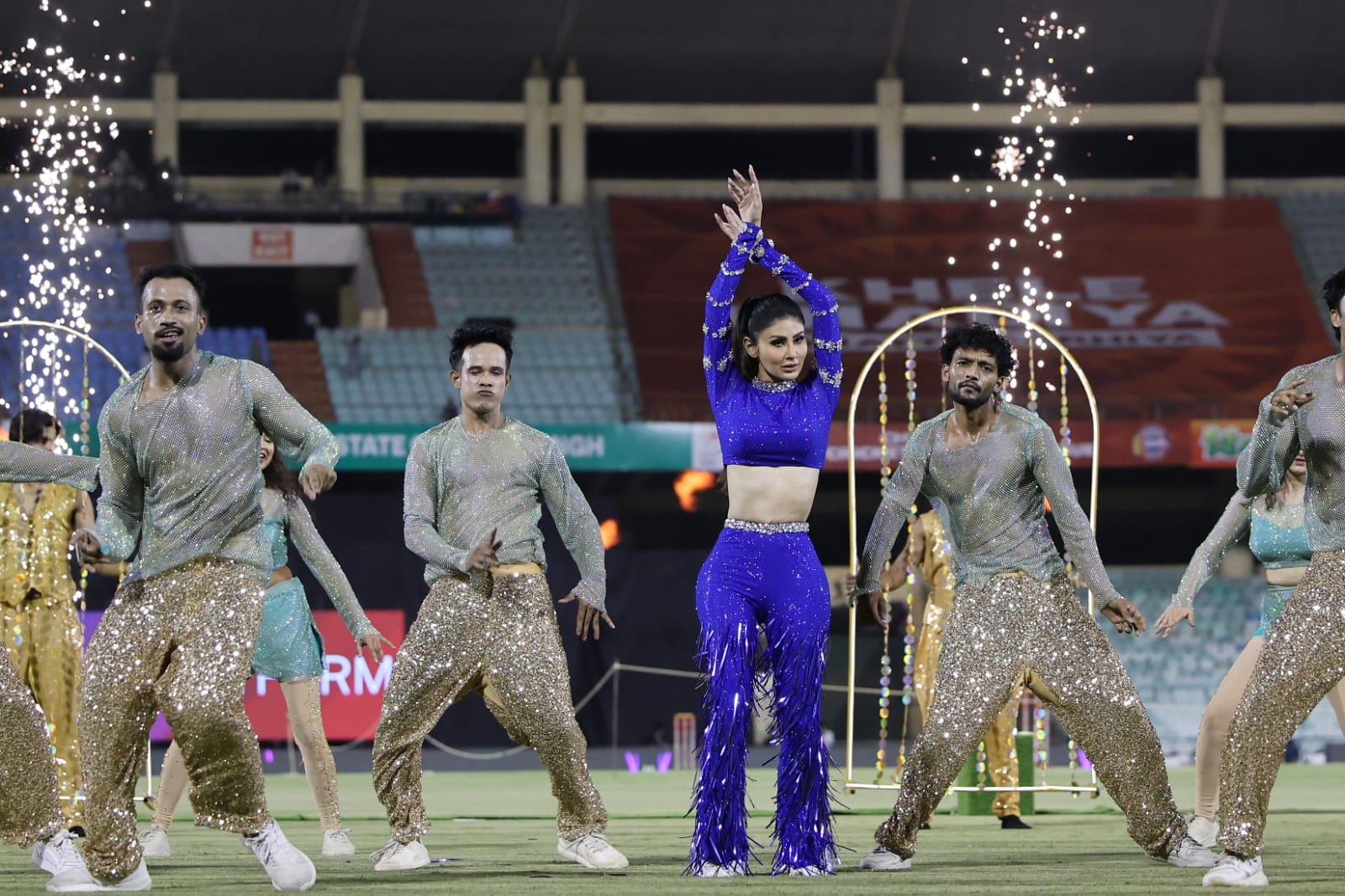 Actress Mouni Roy Performance