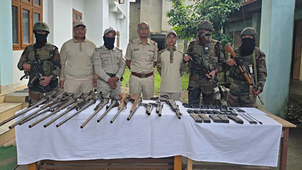 SECURITY FORCES RECOVERED ARMS