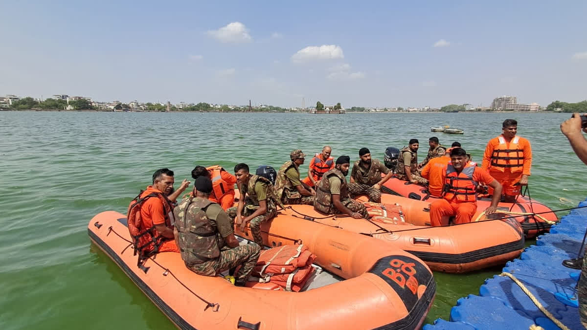 Rescuers ready to handle emergency situations