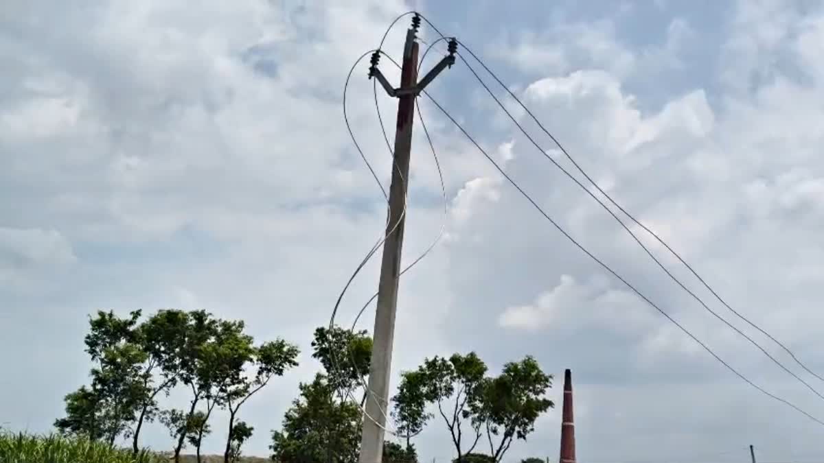 Theft of power cables in Bettiah
