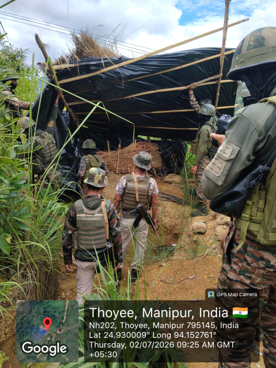 SECURITY FORCES RECOVERED ARMS
