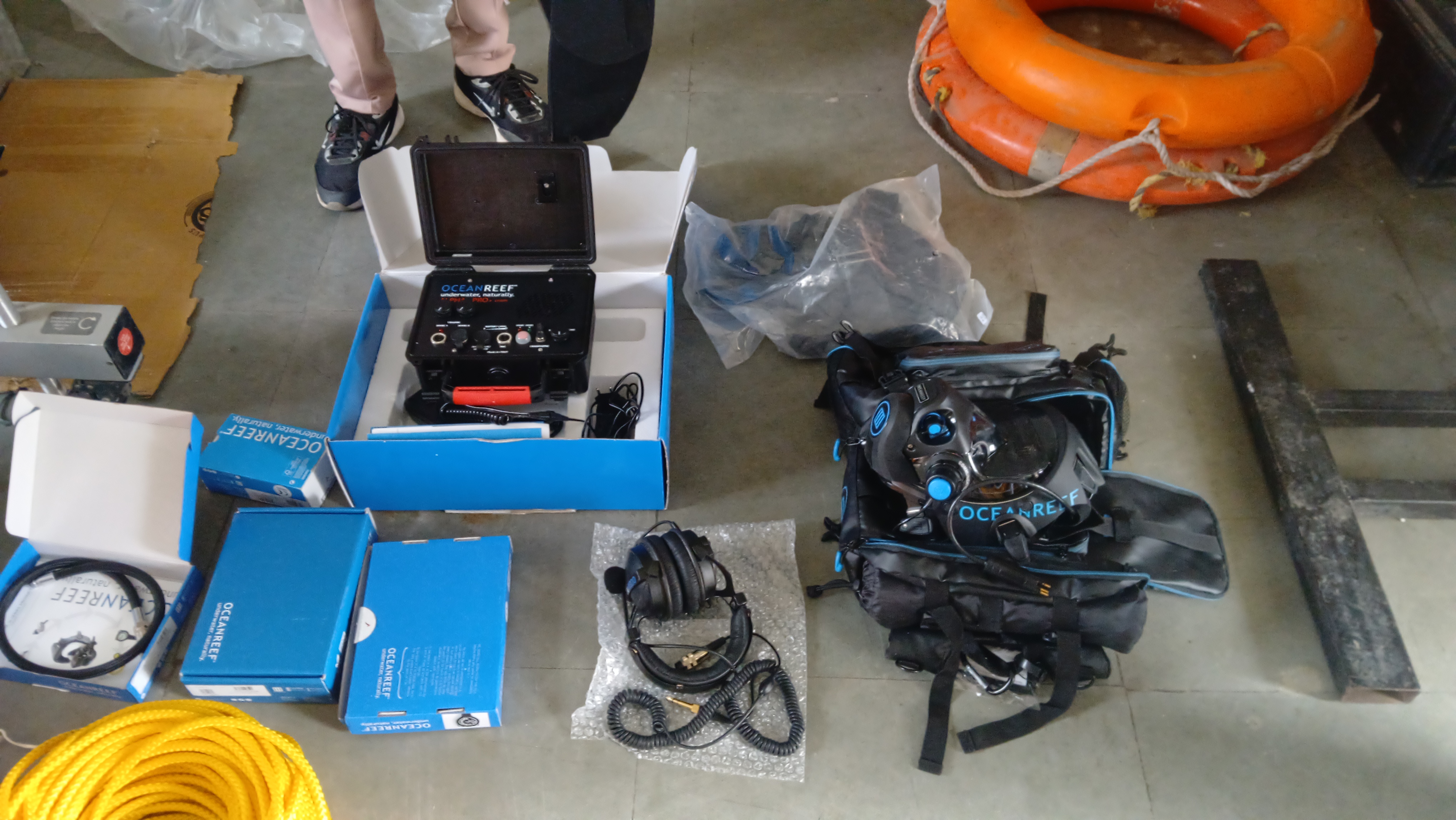 Underwater communication system also ready