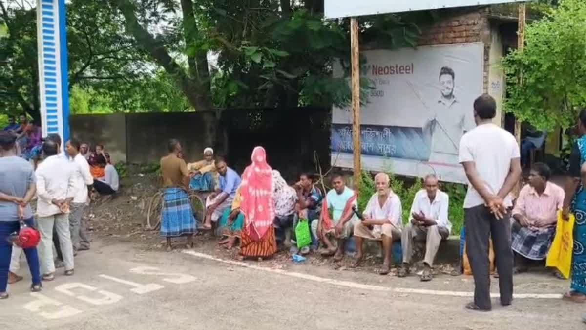 Land movement in Bhangar