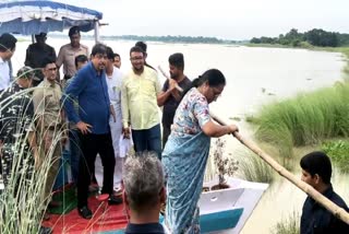ganga erosion inspection controversy