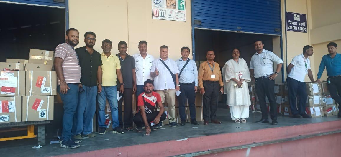 for the first time Pineapple exports from Assam to the United Arab Emirates