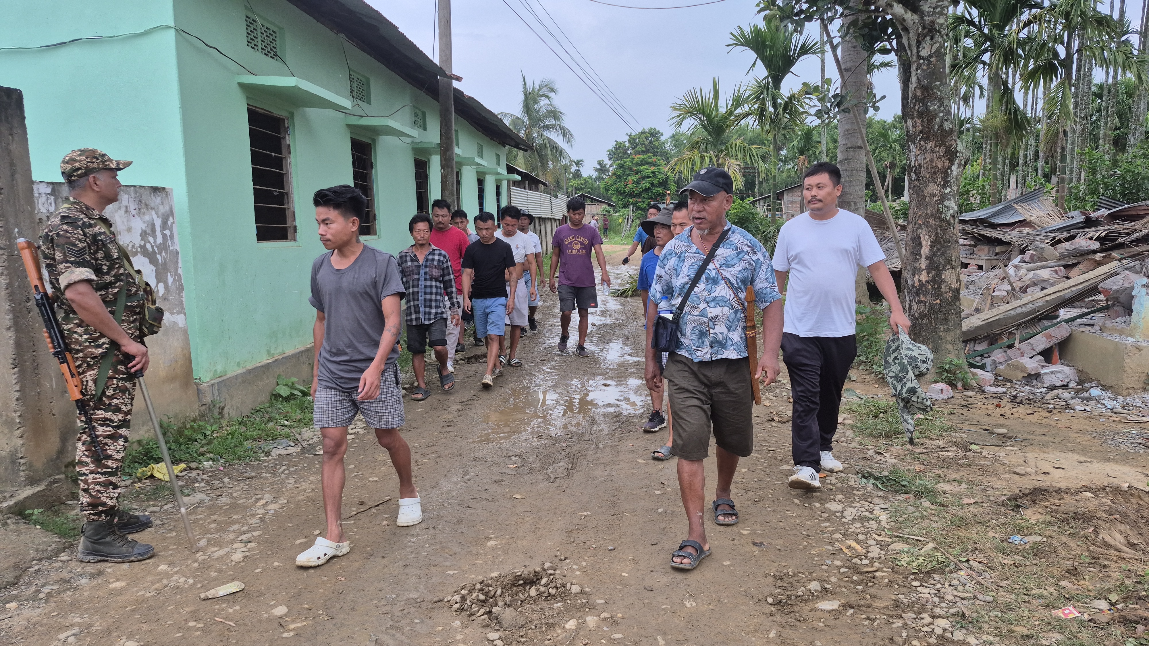Assam Nagaland border eviction drive