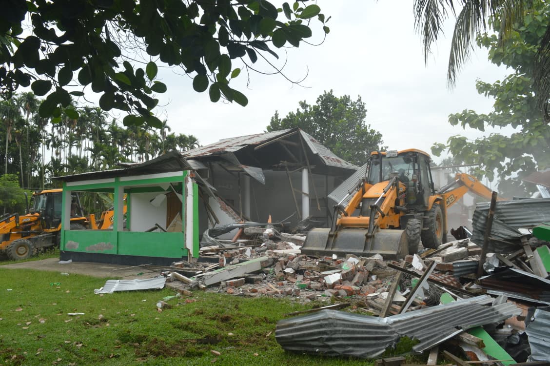 First phase of the eviction operation in the Rengma Reserved Forest Area is complete