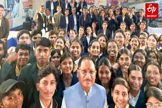 CM VISHNUDEO SAI SPOKE TO STUDENTS