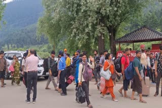 بال تل روٹ سے 26واں قافلہ روانہ، 1056 یاتری بابا امرناتھ کے درشن کے لیے روانہ