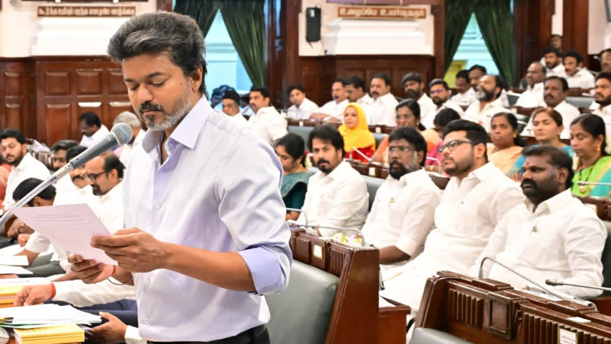 சட்டப்பேரவையில் முதலமைச்சர் விஜய்