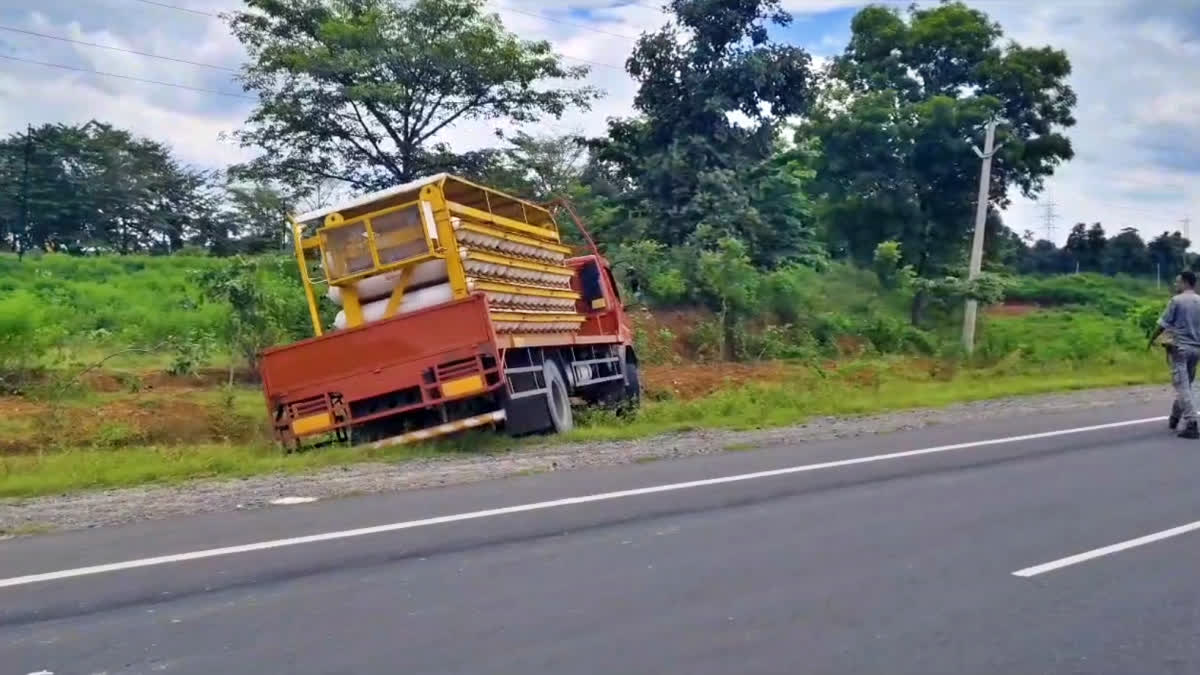 पलामू में नेशनल हाइवे पर CNG लीक, ट्रैफिक को किया डाइवर्ट