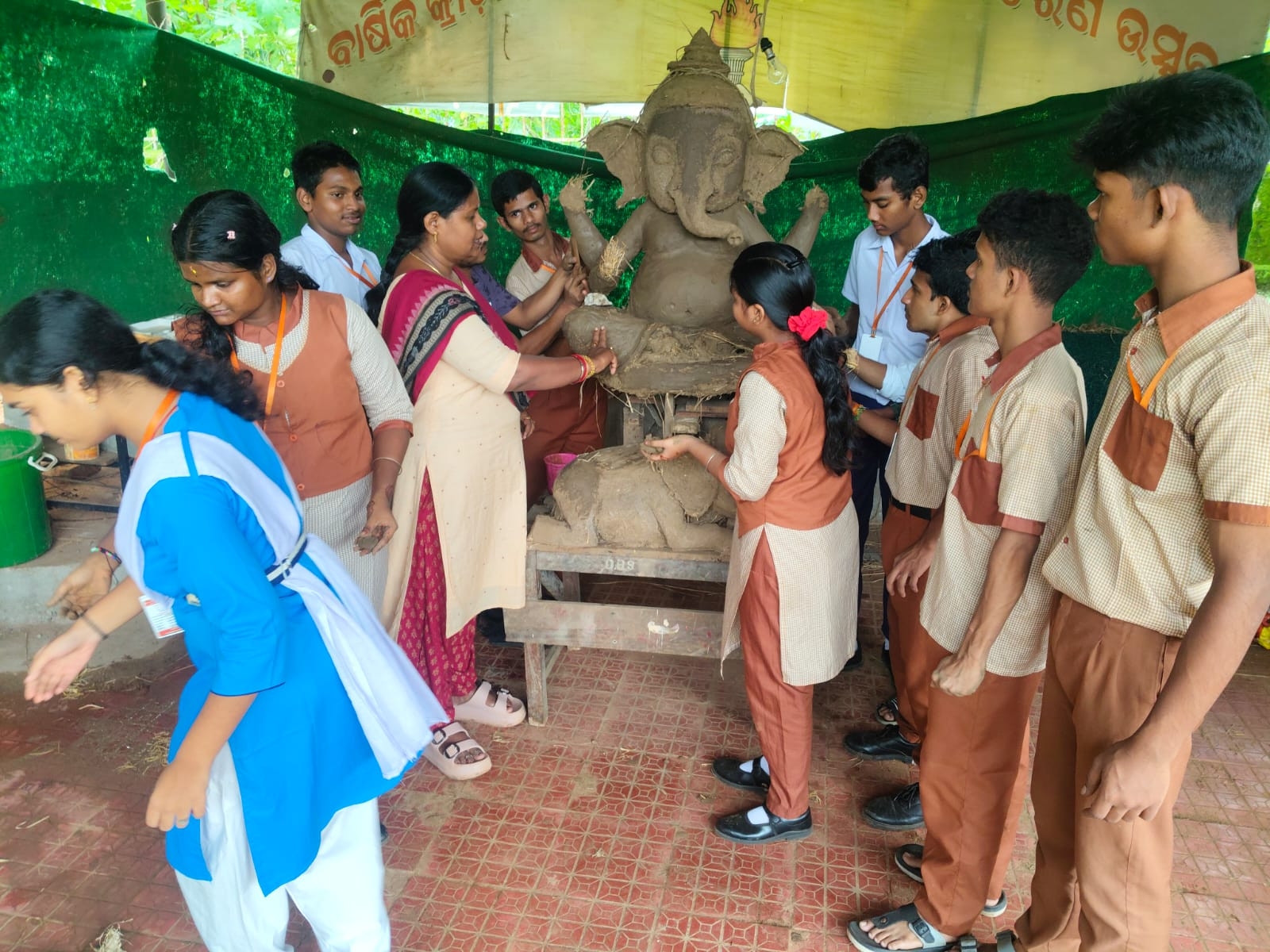 Ganesh Puja 2026: Hearing-Impaired Children In Bhubaneswar Make Eco-Friendly Clay Idols