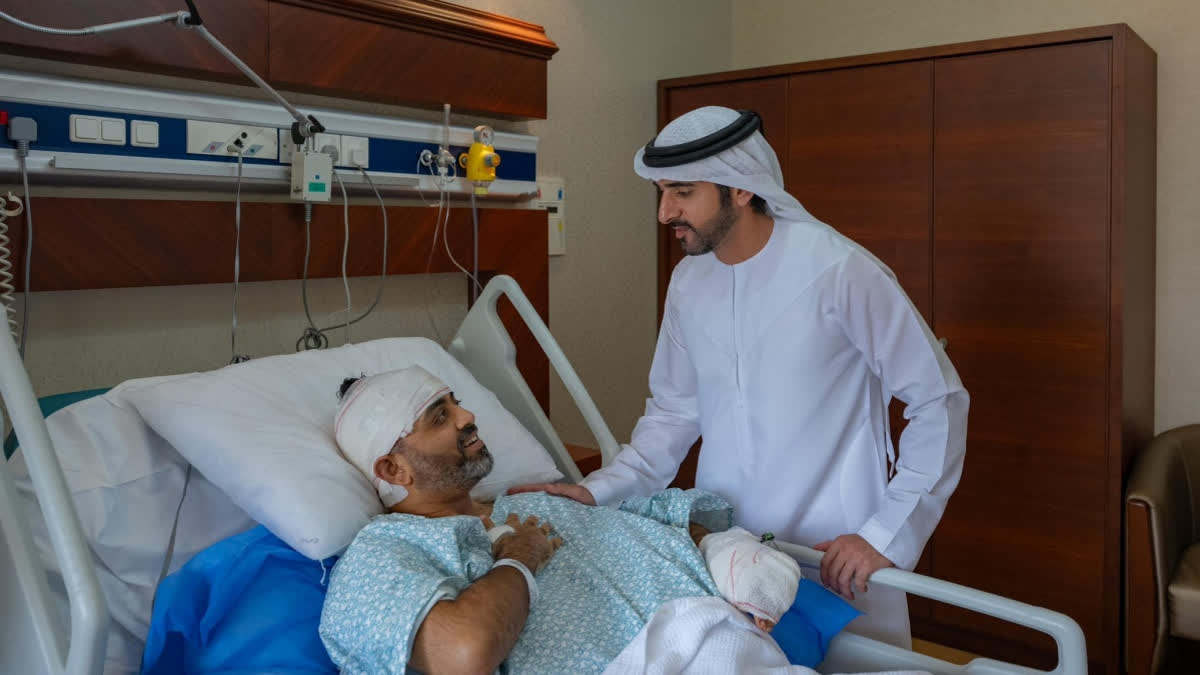Dubai Crown Prince Meets Indian Pilot Smit Machchhar, Who Is 'Recovering Well'
