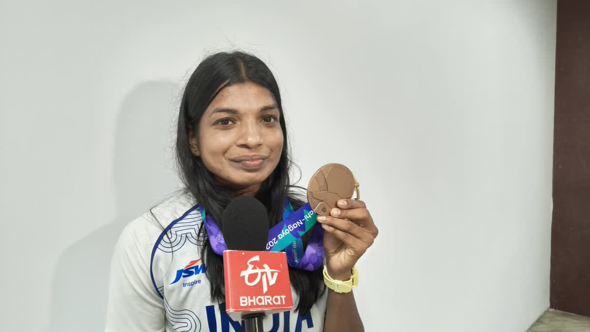 Breaking Mental Barriers Can Lead to Great Success, Says Baranica Elangovan After Historic Asian Games Pole Vault Bronze HISTORY MAKER Baranica Elangovan 1st INDIAN TO WIN POLE VAULT MEDAL BARANICA CLEARED MORE THAN 4M Asian Athletics Championships Next