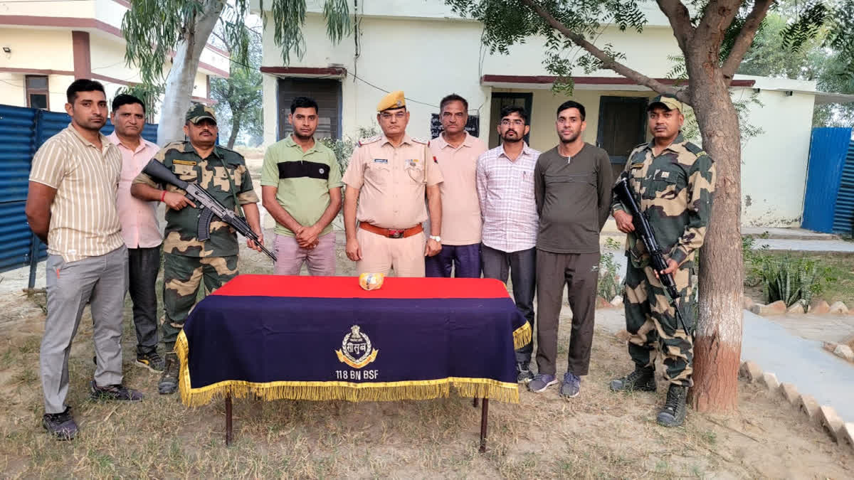 ರಾಜಸ್ಥಾನ್ :ಭಾರತ-ಪಾಕ್ ಗಡಿಯಲ್ಲಿ ಡ್ರೋನ್ ಮೂಲಕ ಹೆರಾಯಿನ್​ ಕಳ್ಳಸಾಗಣೆ: ಯತ್ನ ವಿಫಲಗೊಳಿಸಿದ ಬಿಎಸ್ಎಫ್, ಪೊಲೀಸ್​​..!! 