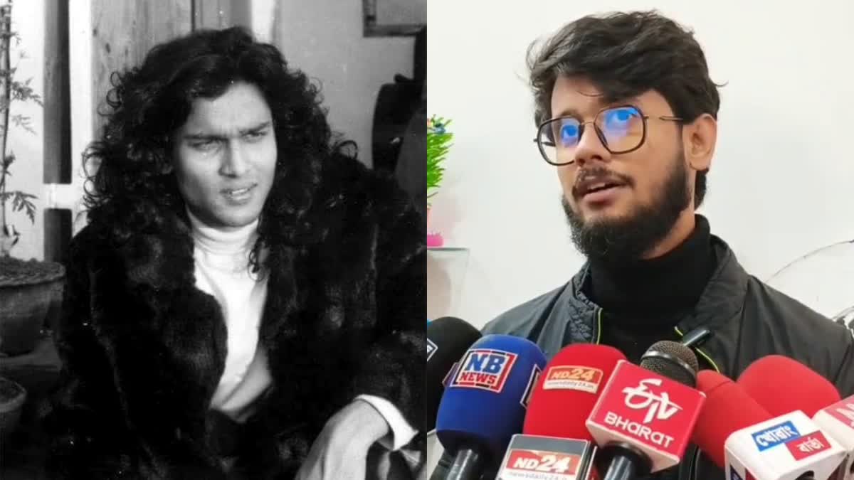 Dipu Bora paints a portrait of zubeen Garg in Zee Bangla reality show a tribute to late singer