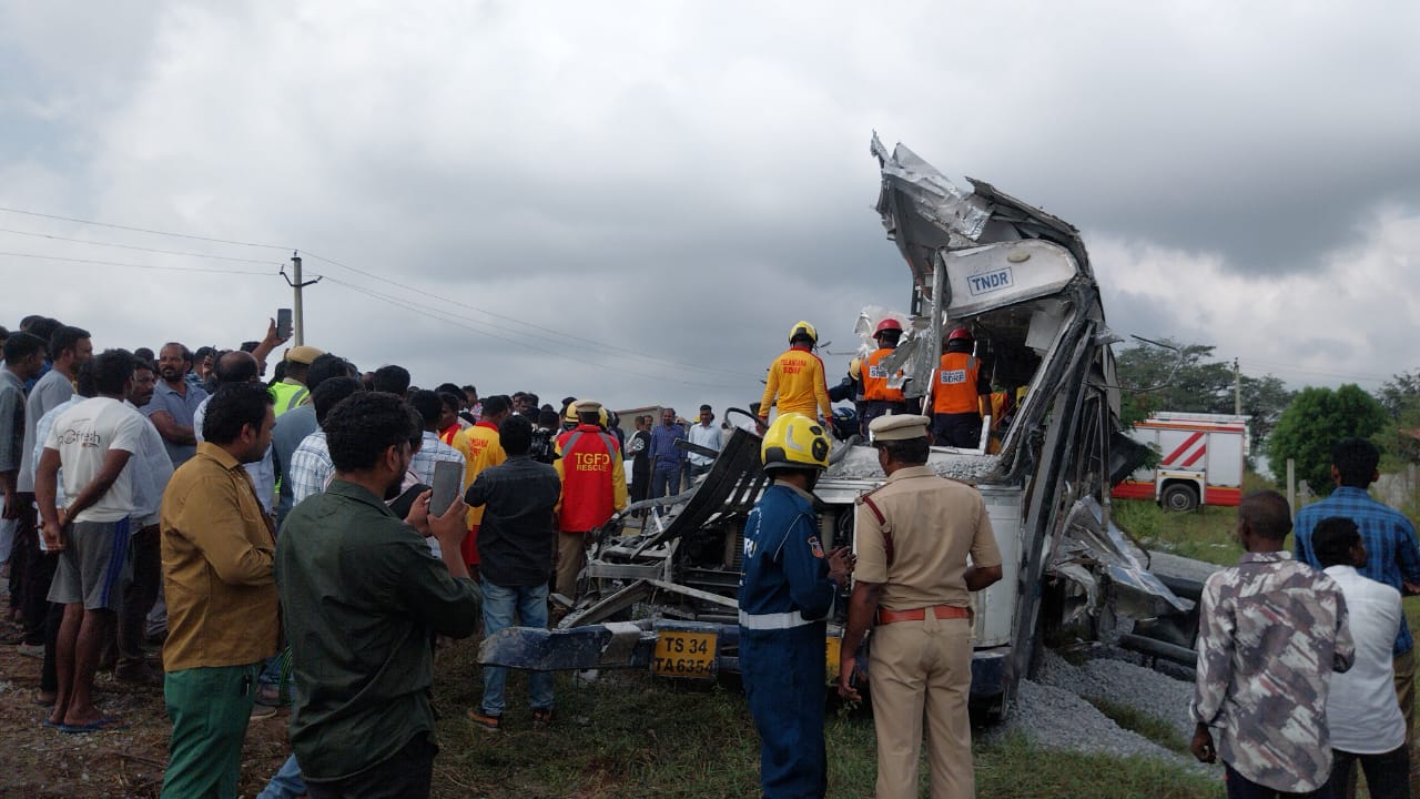 Road Accident In Telangana