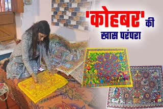 Kohbar painting in wedding