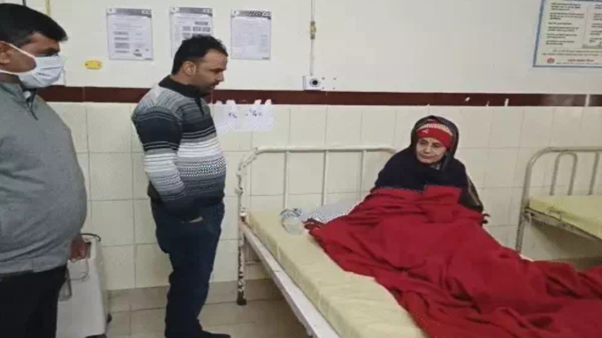 Officials attempting to obtain information from the woman at the hospital