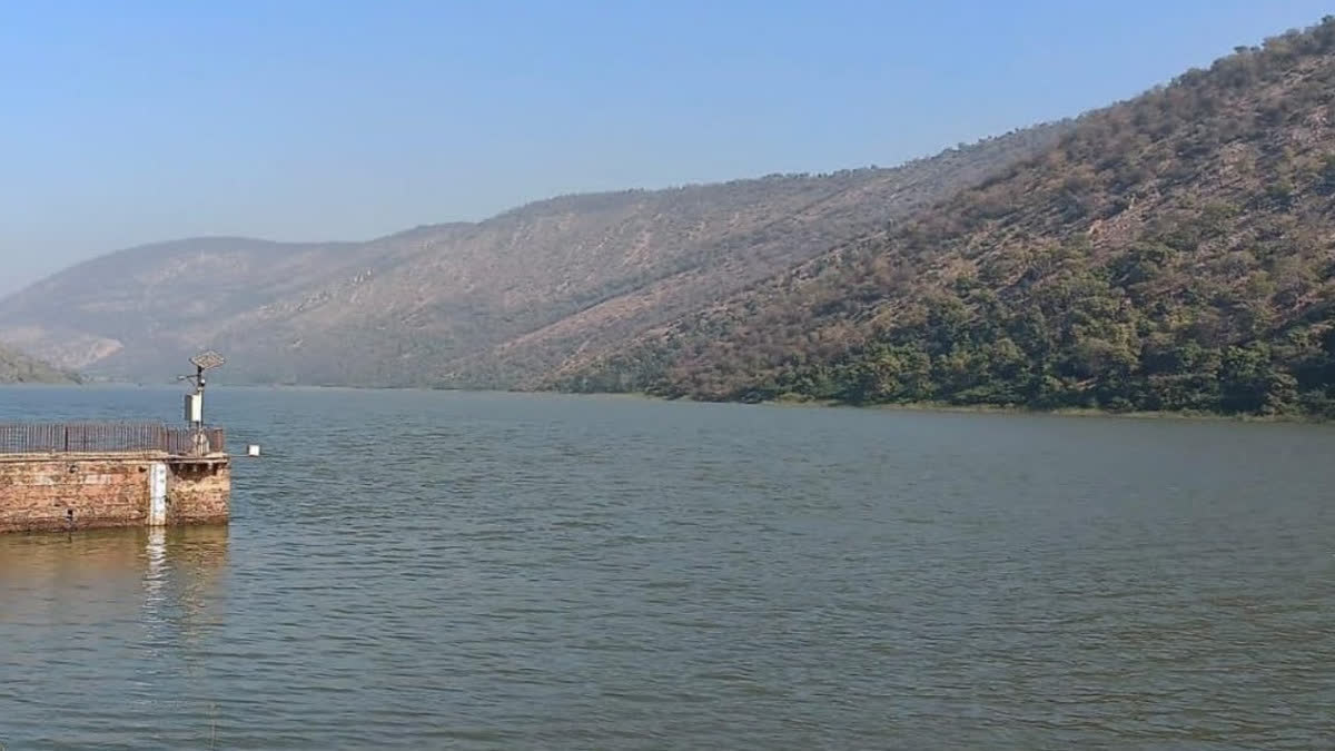 Several large water sources are located around Alwar