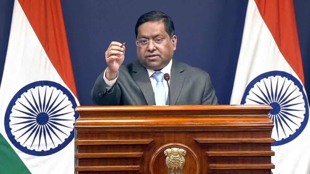 વિદેશ મંત્રાલયના પ્રવક્તા રણધીર જયસ્વાલ