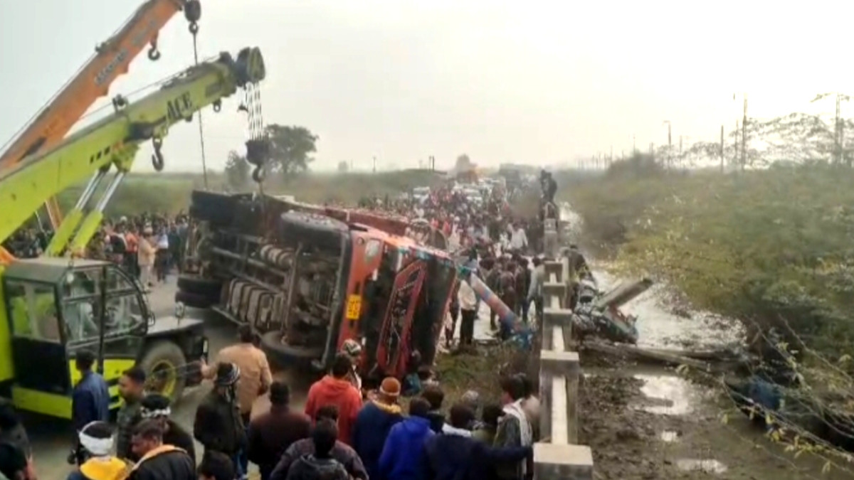 Rescue operations underway at the scene