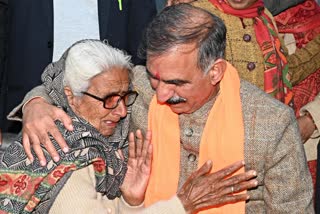 CM SUKHU MOTHER SANSAR DEVI